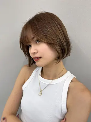 ショート 池袋/似合わせ/縮毛 髪質改善【ugen】のヘアスタイル