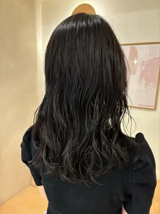 ロング シンバヒナノ/パーマ レイヤーカット/ボブのヘアスタイル