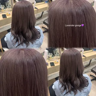 カラー ハイトーン/艶カラー /ケアブリーチ/香音のヘアスタイル