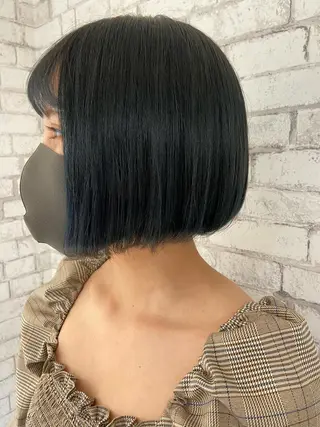 ショート カラー 透明感カラー 松田晃代のヘアスタイル
