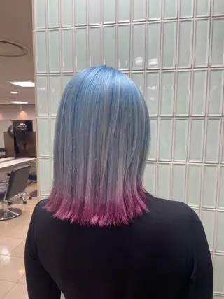 カラー 八木 唯菜のヘアスタイル
