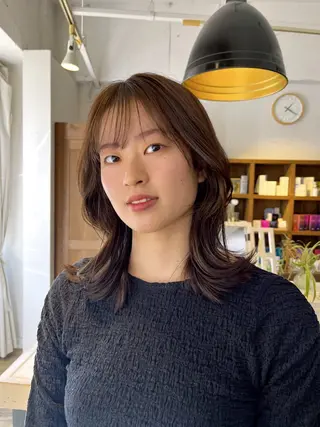 ミディアム oggi西新所属・ゆい/メンズカット/ ショート/レイヤーのヘアスタイル