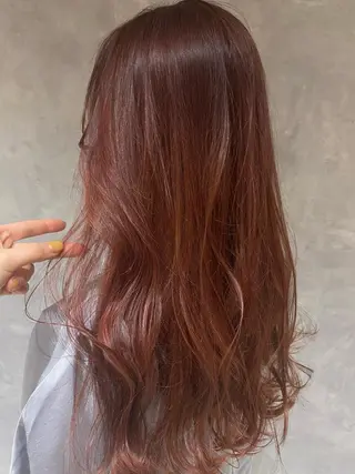 ロング カラー HARUKIMINATO横浜所属・デザインカラー モデル募集🌈のヘアスタイル