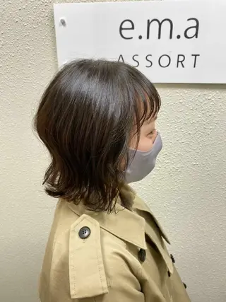 ショート EMANON名古屋所属・美谷添（ミヤゾエ） まどか大人ヘアサロンのヘアスタイル