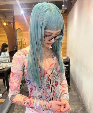 カラー 心斎橋ハイトーン/ カノンのヘアスタイル