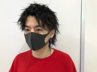 パーマ メンズ BABY 艶髪暗髪ヘア💖達人のヘアスタイル