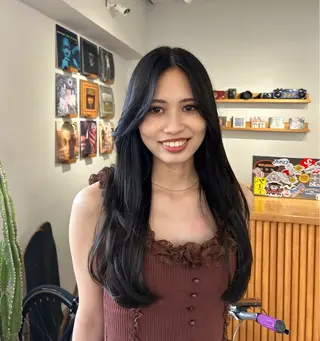 ロング AOI✖️ BY MY SIDEのヘアスタイル