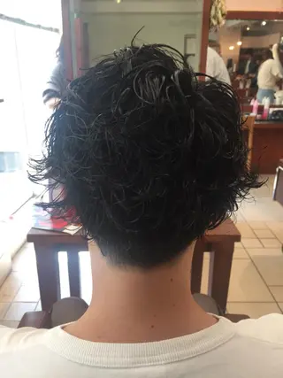 パーマ ヘアアレンジ メンズ メンズパーマの巨匠 鈴木純のヘアスタイル
