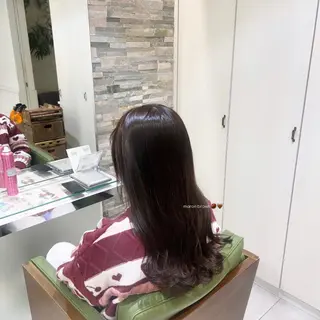 ロング カラー 黒須 美海のヘアスタイル