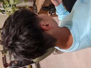 メンズ 浜田りほ Luxbe 博多バスターミナルのヘアスタイル