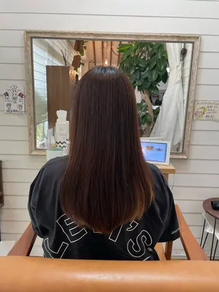 ロング パーマ 奥田 誠司のヘアスタイル