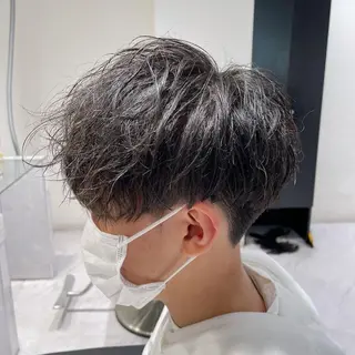 ショート カラー パーマ メンズ 【メンズサロン】 BLUCK 横浜のヘアスタイル