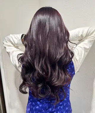 ロング カラー ハイトーン/レイヤー /艶カラー🎀のヘアスタイル