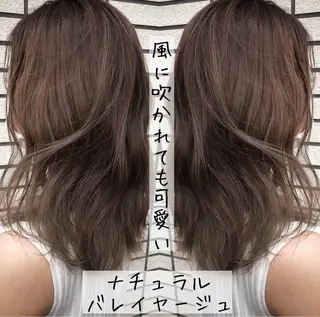ミディアム カラー テトネ タカシのヘアスタイル