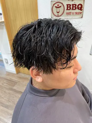 パーマ メンズ メンズパーマ 北原寿樹のヘアスタイル