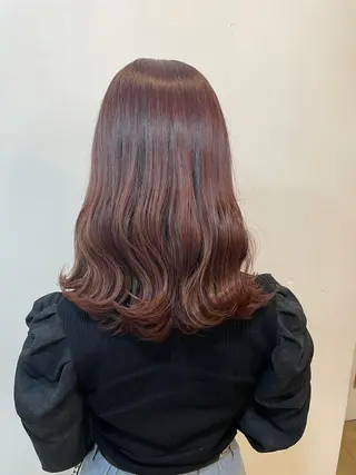 ミディアム カラー ハイトーン/ MANA♡のヘアスタイル