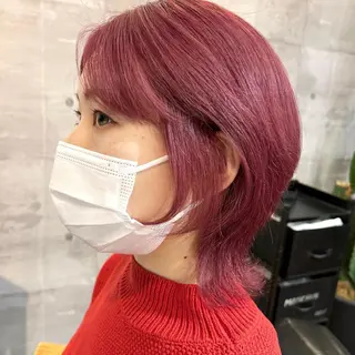 ミディアム カラー 韓国ヘア /男女❄️ 細江 美紅のヘアスタイル