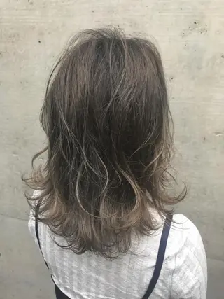 ミディアム カラー 店長担当🌟 矢吹ガブリエル🌟のヘアスタイル