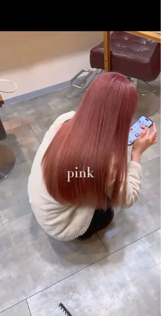 ロング カラー little×PORTO 元町店所属・藤本 あさひのヘアスタイル