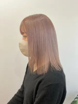 セミロング カラー パーマ ヘアアレンジ メンズ キッズ ネイル マツエク・マツパ アイブロウ nico TOKYO 渋谷所属・ブリーチ　ハイトーン 特化🌈フジタハルキのヘアスタイル