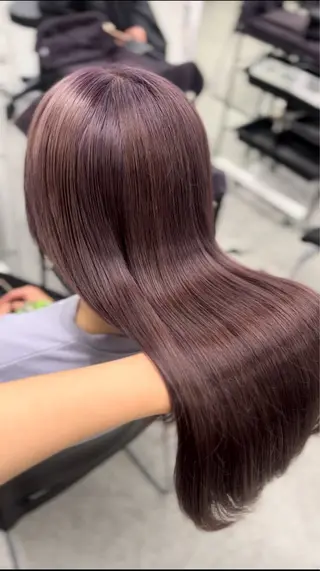 ロング カラー 大人上品ベージュ 🎀HARUNAのヘアスタイル