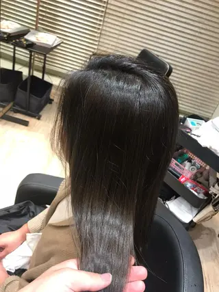 ミディアム カラー 大久保 隆蔵のヘアスタイル