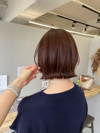 ショート カラー 金城 二千夏のヘアスタイル