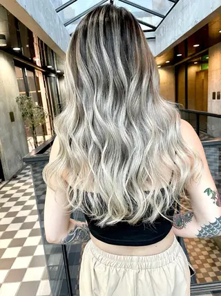 ロング カラー SALOWIN  原宿ash所属・タナカ タクヤのヘアスタイル