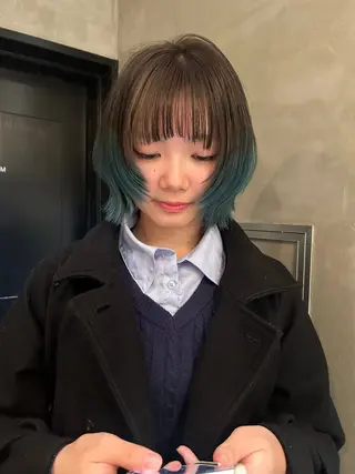 ショート カラー デザイン/アレンジ ❤︎イシイレイのヘアスタイル