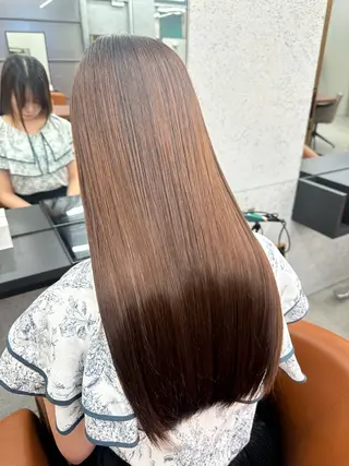 ロング 💍透明感💍 上岡夕理香のヘアスタイル