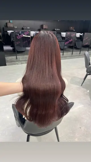 カラー ririka /ブリーチカラーのヘアスタイル