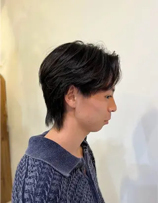 ミディアム メンズ たぐち はるなのヘアスタイル