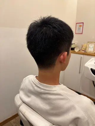 ショート メンズ HAIR ROOM ROSSO 白山店所属・メンズカット+パーマ 特化/ユウタのヘアスタイル