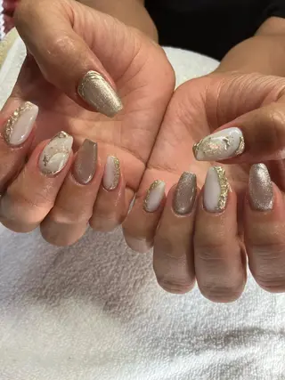 ネイル rukianail 新里のネイルデザイン