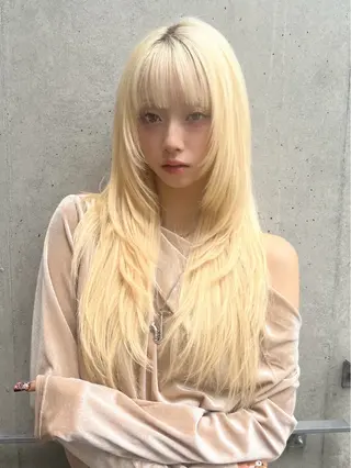 ロング カラー collet矢島/ ブリーチ指名No.1のヘアスタイル