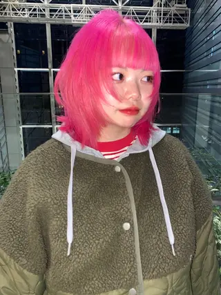 ミディアム カラー mai / linoah˚✧のヘアスタイル