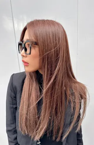 ロング カラー レイヤー/ウルフ ハイトーンhiroのヘアスタイル