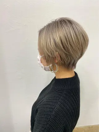 ショート ヘアアレンジ 🧸縮毛矯正特化 金澤 彩香🎀のヘアスタイル