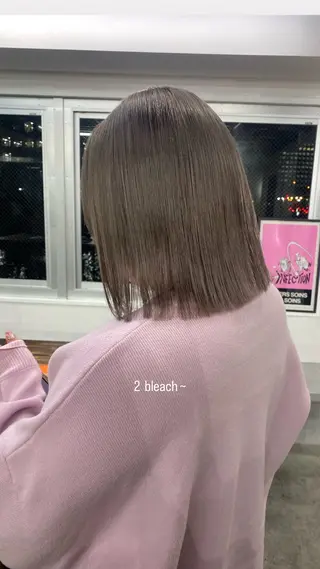 セミロング カラー パーマ ヘアアレンジ 心斎橋美容室 Junのヘアスタイル