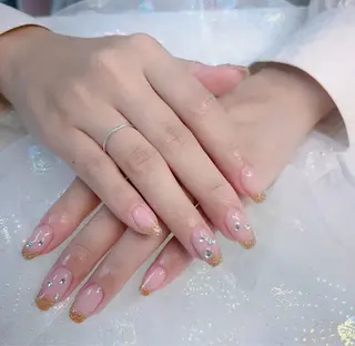 ネイル パーツ全部¥110 サロンミミのネイルデザイン