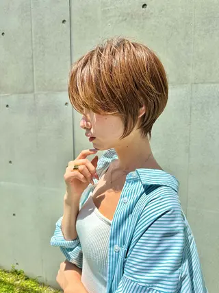 ショート Number六本松所属・山崎 友雅のヘアスタイル