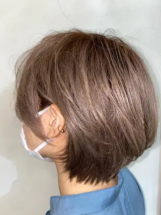 ショート 新宿/韓国レイヤー/ 顔まわり/メンズヘアのヘアスタイル