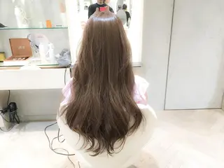 セミロング ロング カラー パーマ イガラシ ジュン/髪質改善のヘアスタイル