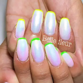 ロング ネイル Belle fleurのネイルデザイン