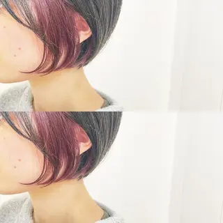 ショート カラー 🦋韓国系指名No1 店長/圓山 祐也🦋のヘアスタイル