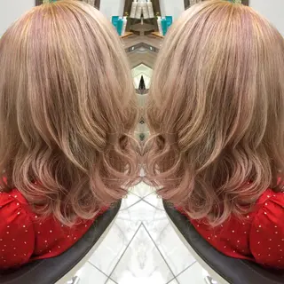 ミディアム 縮毛矯正/髪質改善 継続する美髪のヘアスタイル