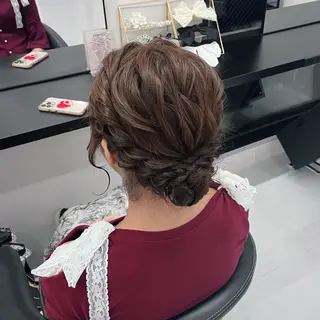 ミディアム ヘアアレンジ MILD by 17 秋葉原 ‪♡みづき♡のヘアスタイル