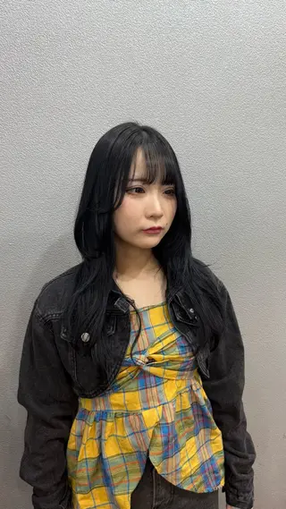 ロング カラー 透明感カラー/パーマ 🌀アオノのヘアスタイル