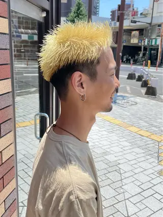 ショート カラー メンズ grAt所属・森 真伊希のヘアスタイル