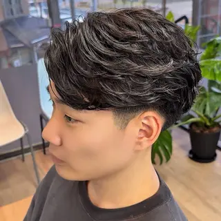 パーマ メンズ yori所属・メンズパーマ/メンズ カット/たばたよしきのヘアスタイル